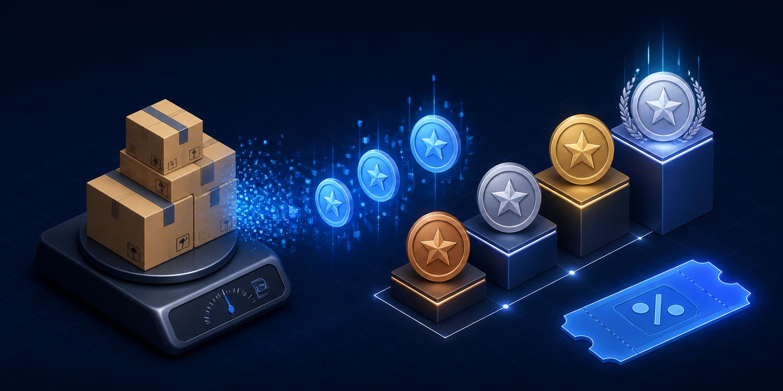 Rewards, levels & points